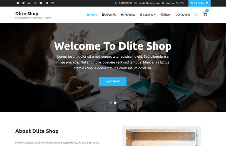Dlite Shop – Multipurpose eCommerce Theme