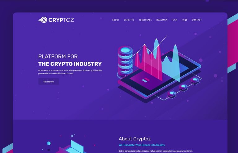 Cryptoz – ICO And Crypto WordPress Theme