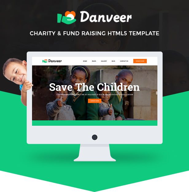 Danveer | Charity, Fund Raising, Nonprofit, NGO Responsive HTML5 Template