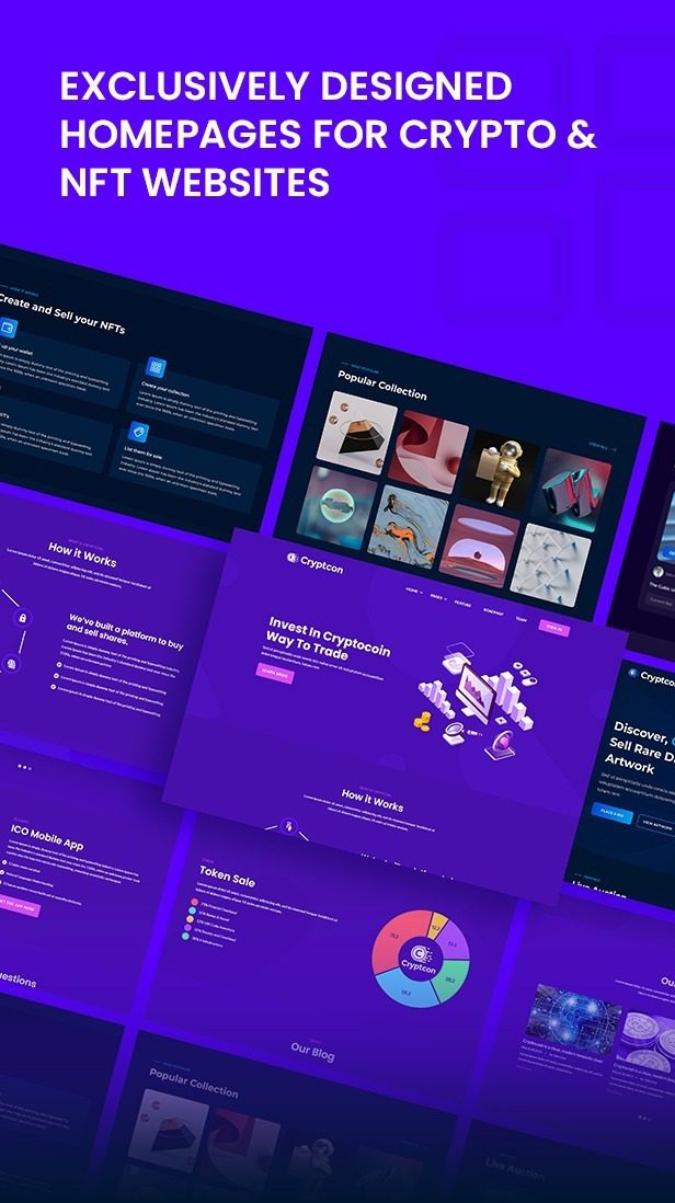 Cryptcon - crypto and ICO html Template