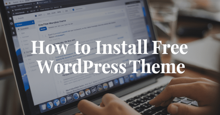 Learn How to Install Free WordPress Theme Easily