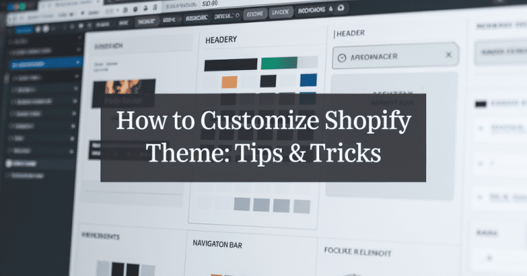 How to Customize Shopify Theme: Tips & Tricks