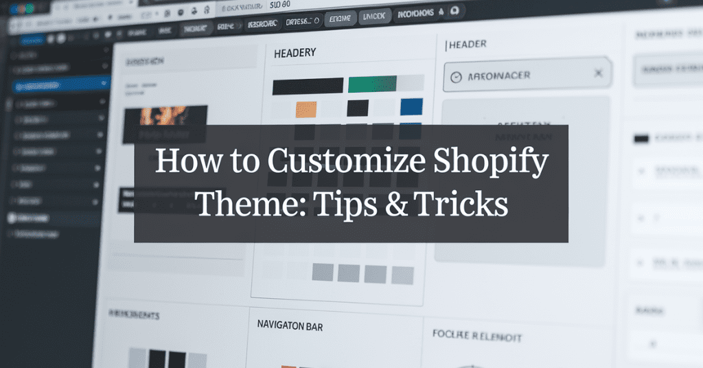 How to Customize Shopify Theme