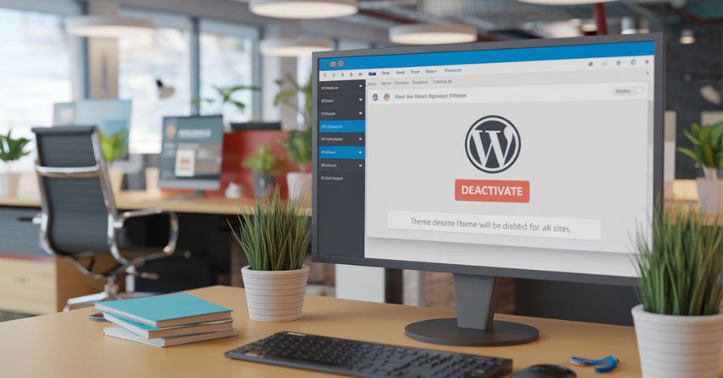 How to Deactivate Theme in WordPress