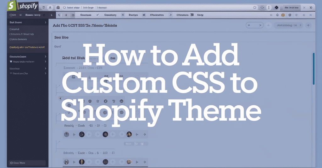How to Add Custom CSS to Shopify Theme
