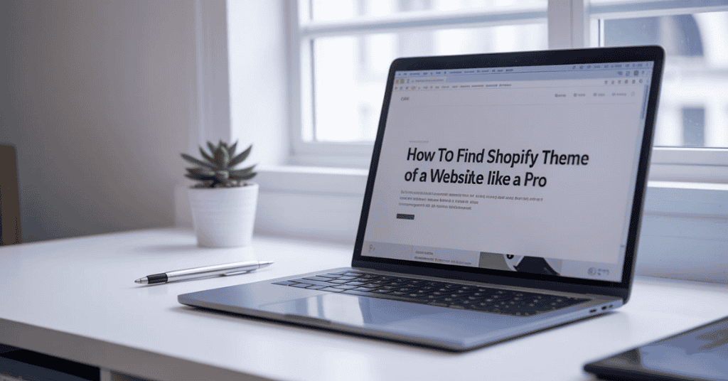 How to Find Shopify Theme of a Website